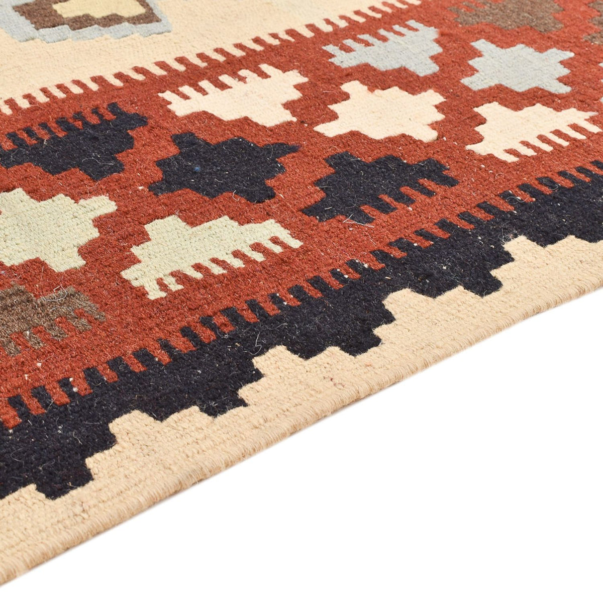 Dywan Kelim - Orientalny - 148 x 105 cm - wielokolorowy