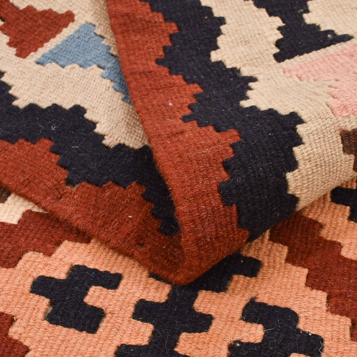 Dywan Kelim - Orientalny - 146 x 100 cm - wielokolorowy