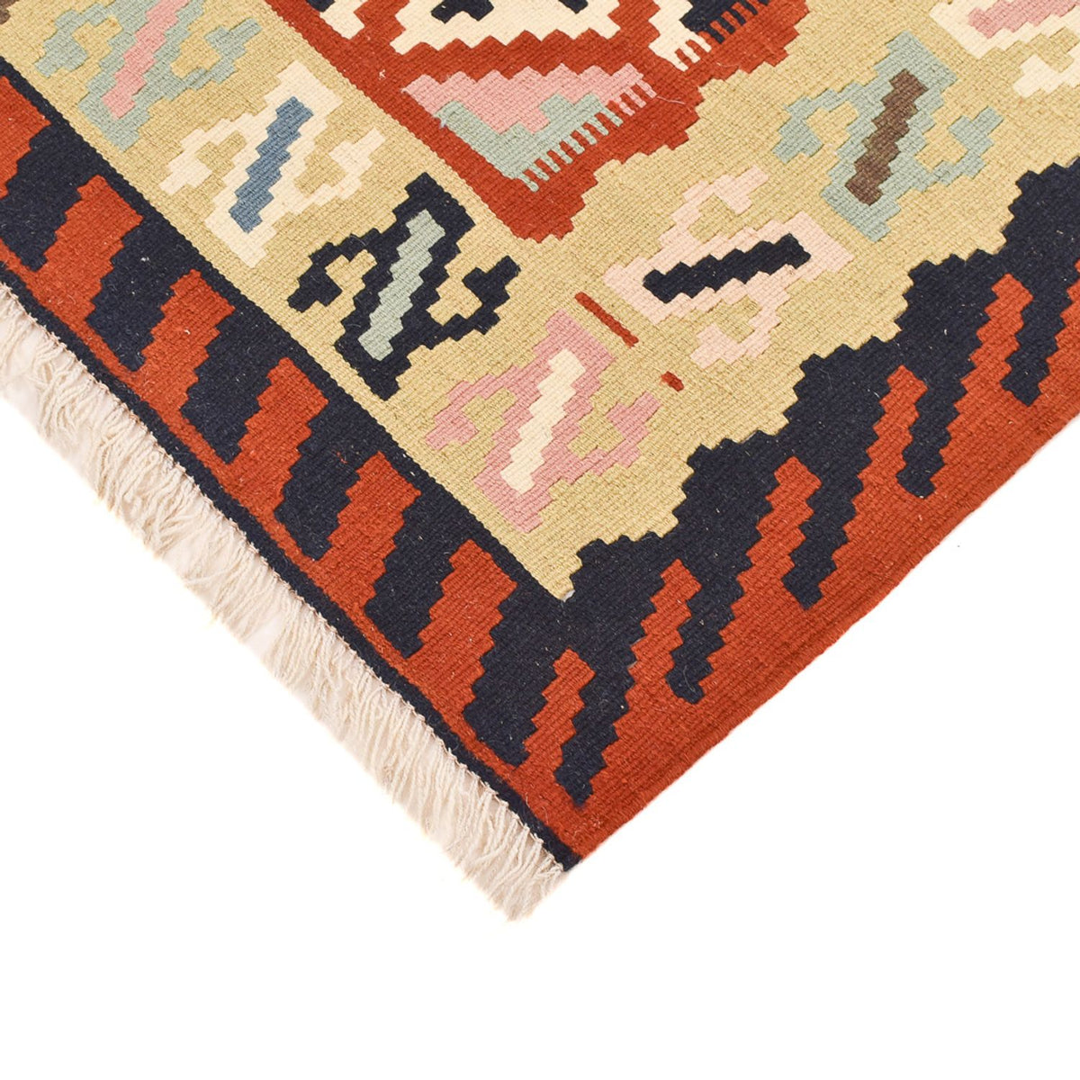 Dywan Kelim - Orientalny - 140 x 104 cm - wielokolorowy