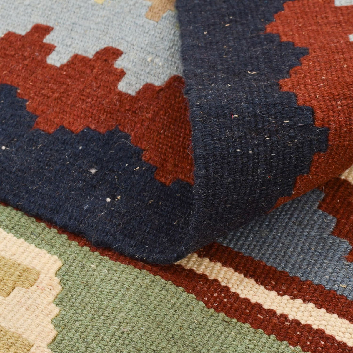 Dywan Kelim - Orientalny - 146 x 103 cm - wielokolorowy