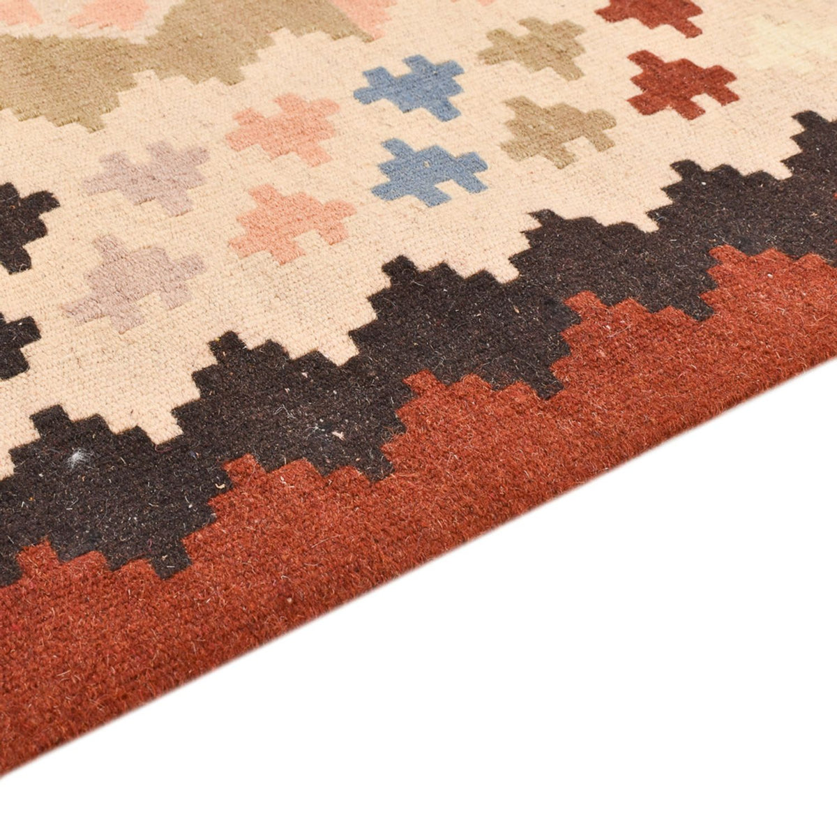 Dywan Kelim - Orientalny - 150 x 103 cm - wielokolorowy