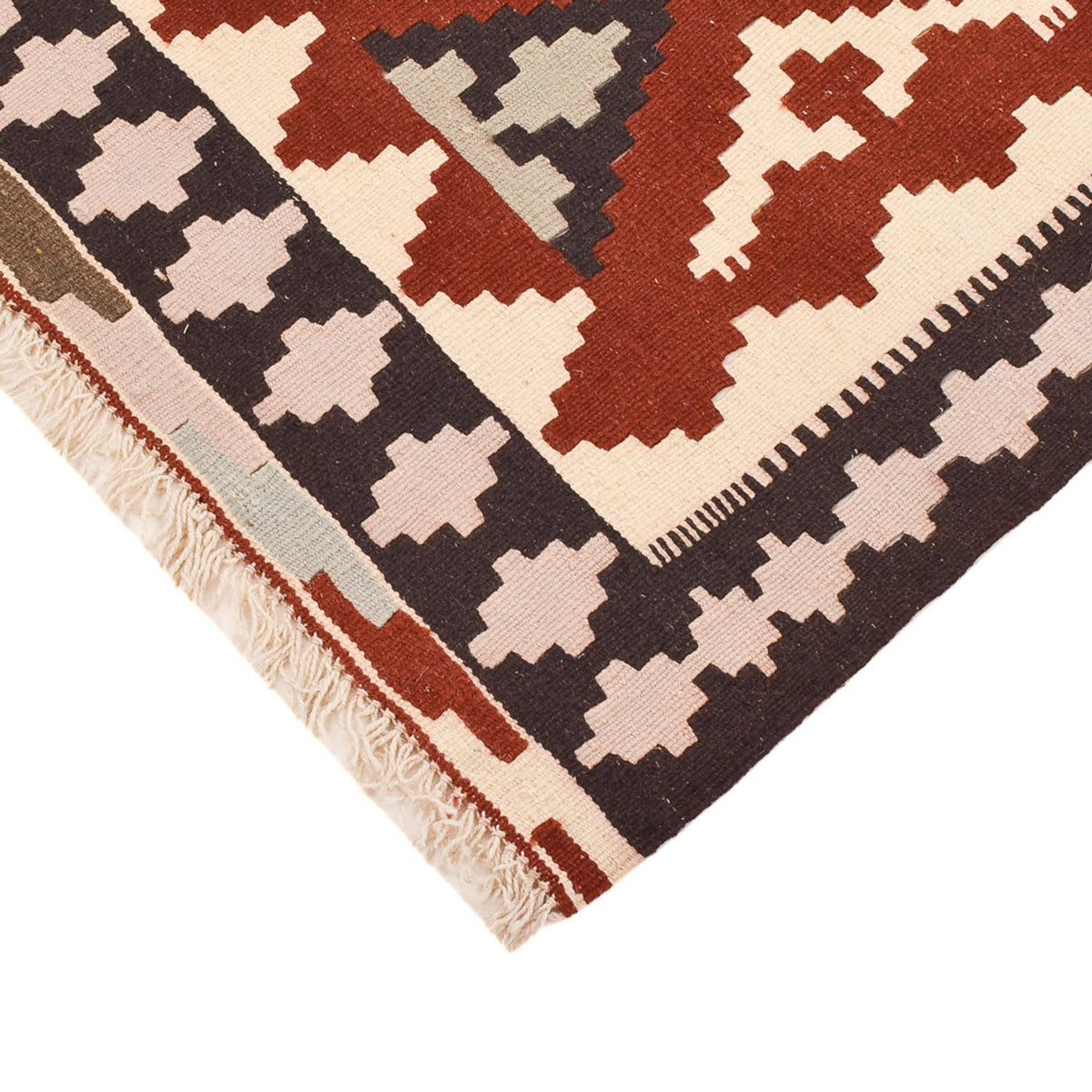 Dywan Kelim - Orientalny - 146 x 110 cm - wielokolorowy