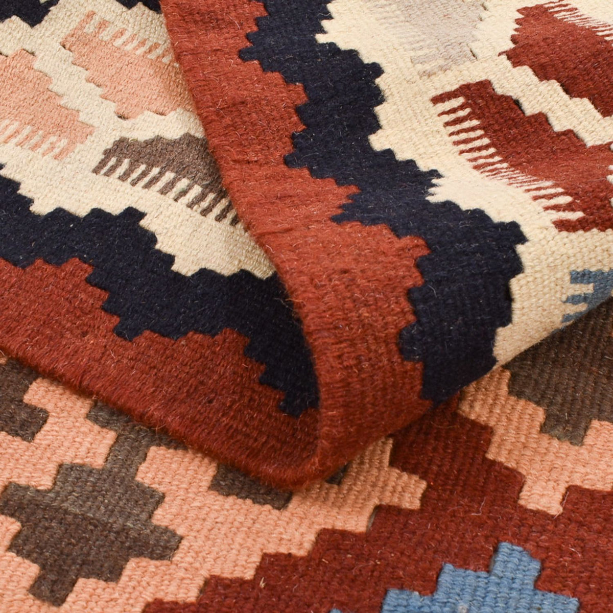 Dywan Kelim - Orientalny - 144 x 107 cm - wielokolorowy