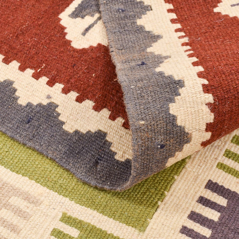 Dywan Kelim - Orientalny - 146 x 102 cm - wielokolorowy