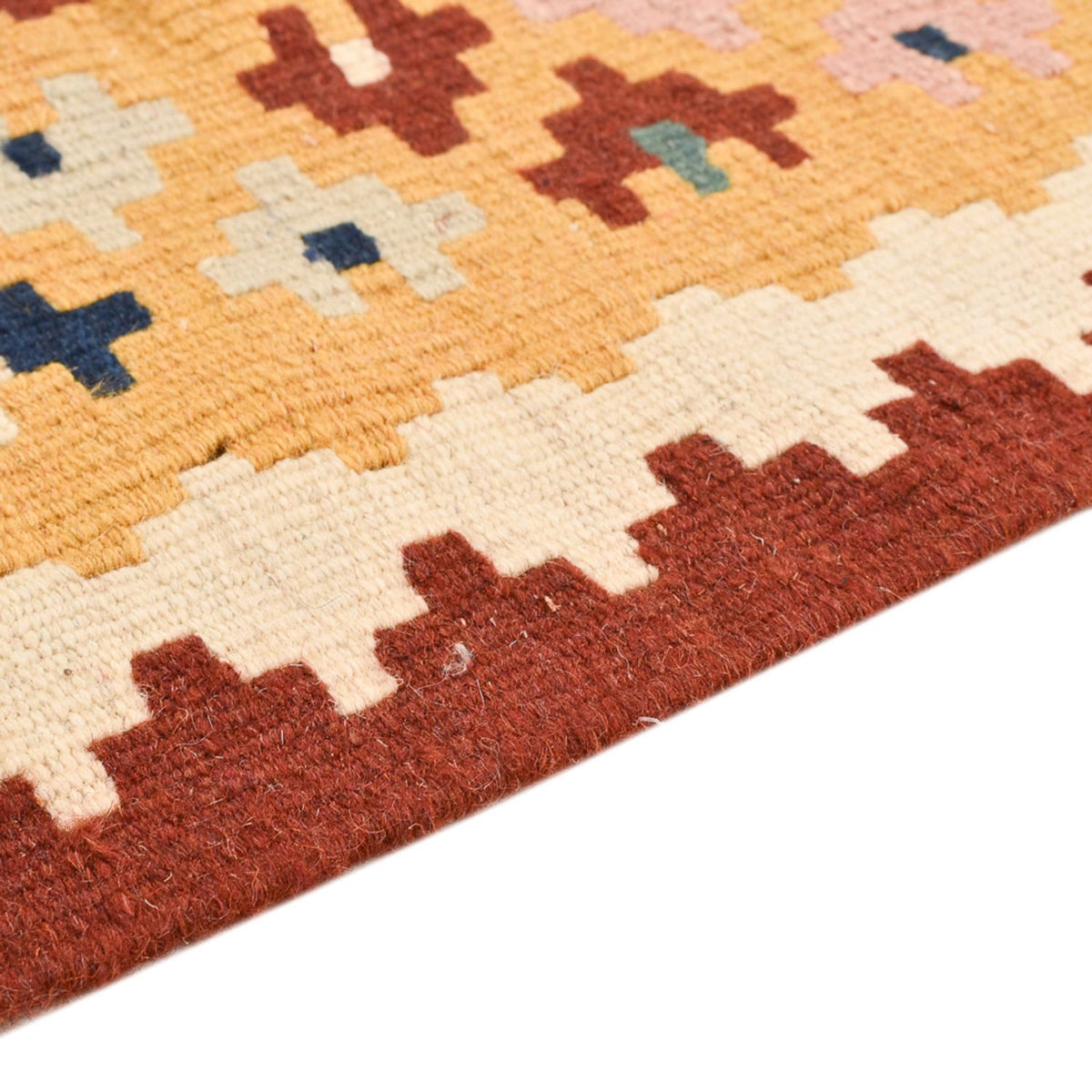 Dywan Kelim - Orientalny - 144 x 105 cm - wielokolorowy