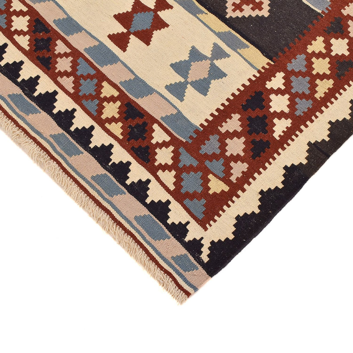 Dywan Kelim - Orientalny - 146 x 102 cm - wielokolorowy