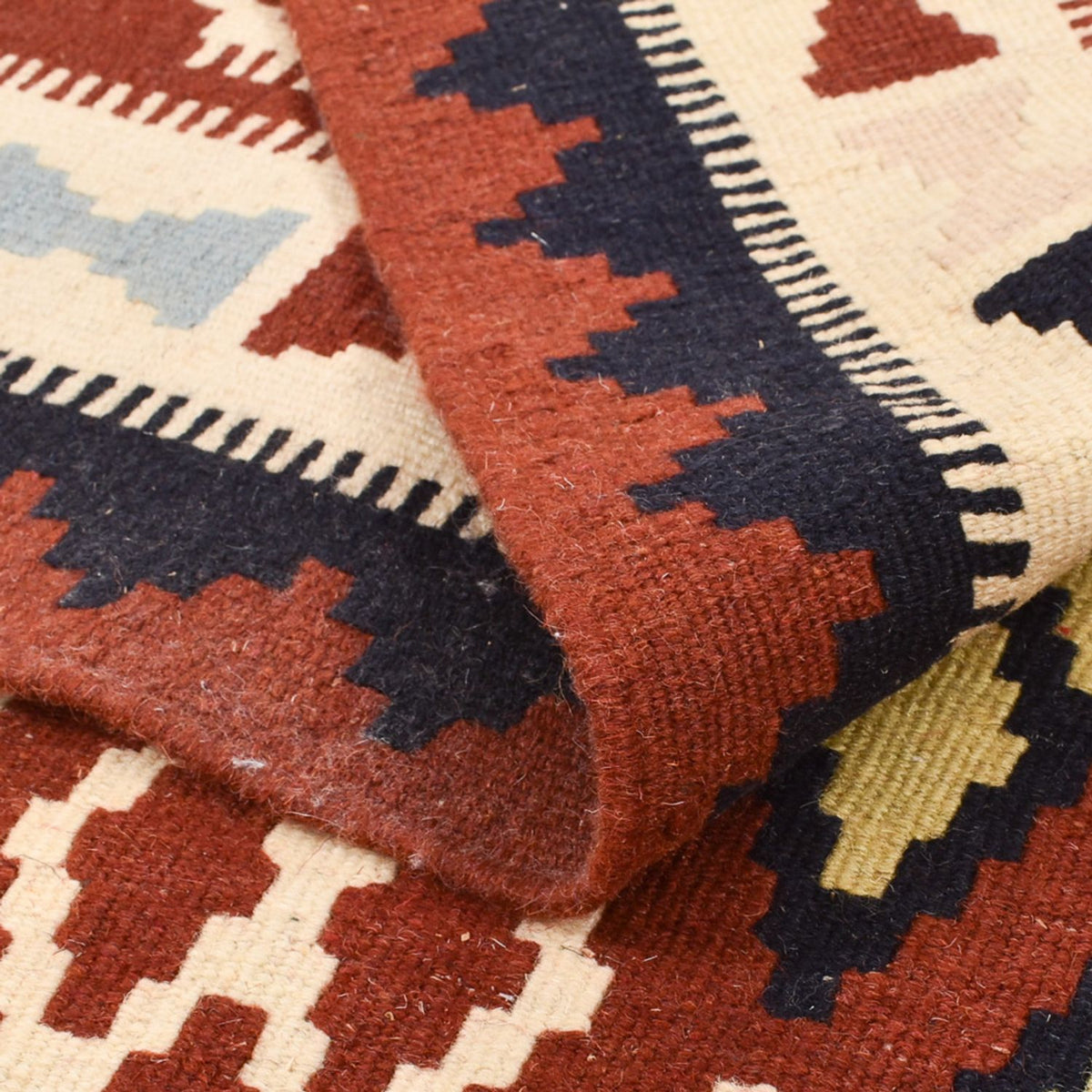 Dywan Kelim - Orientalny - 147 x 105 cm - wielokolorowy