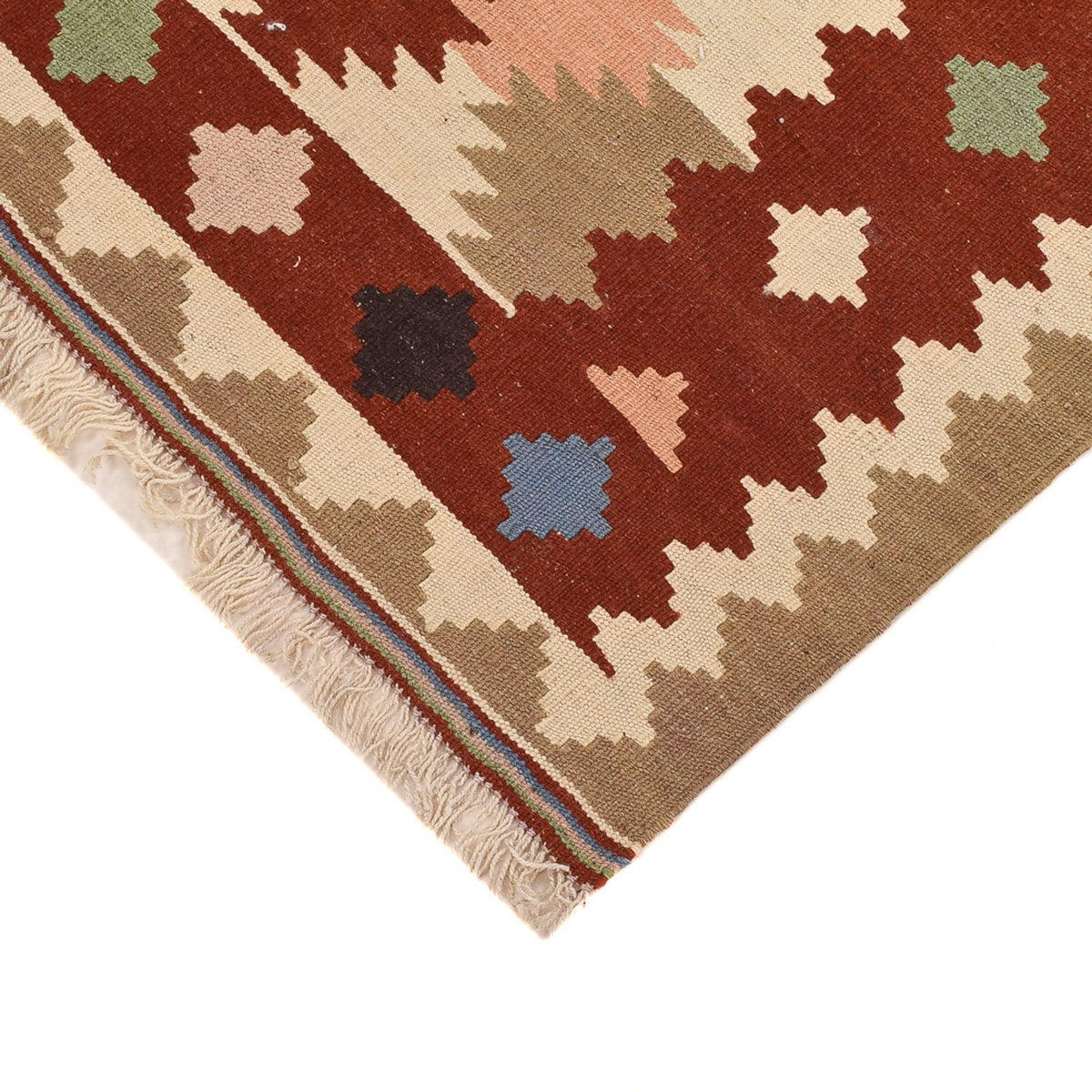 Dywan Kelim - Orientalny - 146 x 100 cm - wielokolorowy