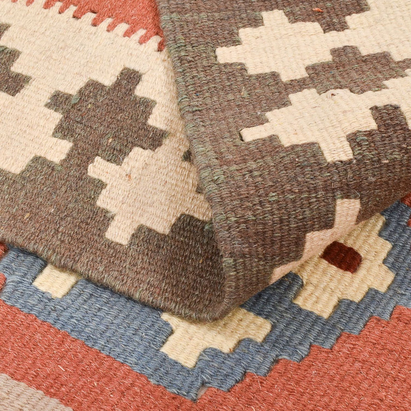 Dywan Kelim - Orientalny - 146 x 100 cm - wielokolorowy