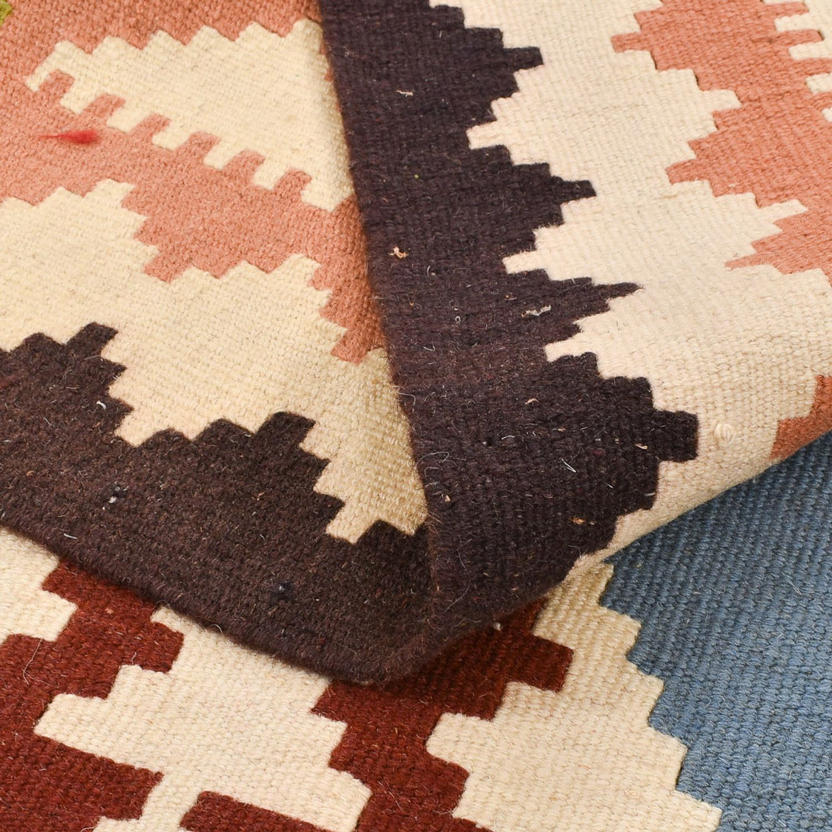 Dywan Kelim - Orientalny - 150 x 107 cm - wielokolorowy