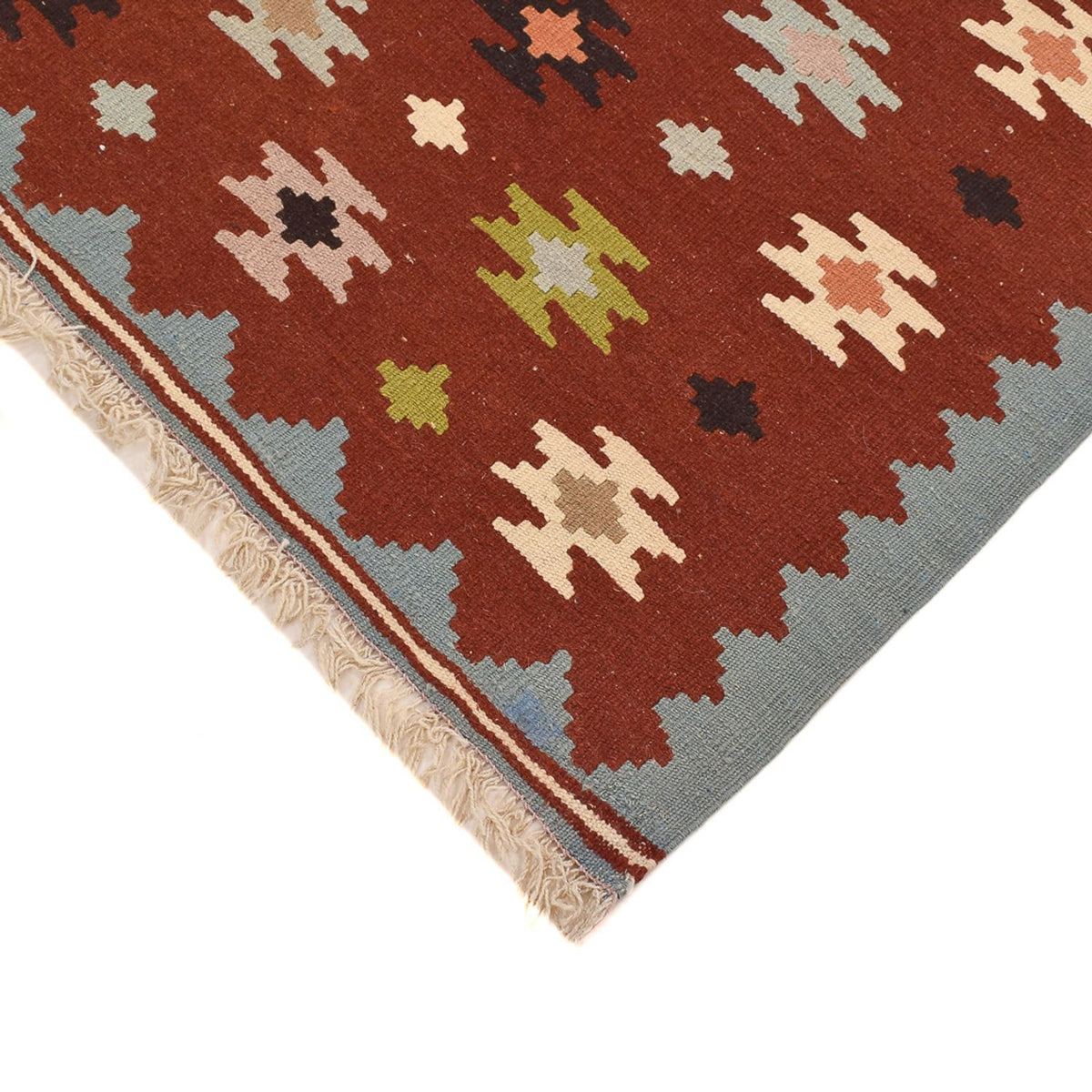 Dywan Kelim - Orientalny - 134 x 100 cm - wielokolorowy