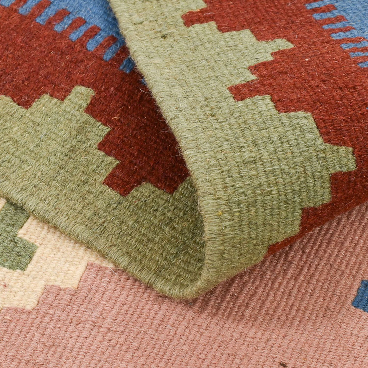 Dywan Kelim - Orientalny - 140 x 103 cm - wielokolorowy