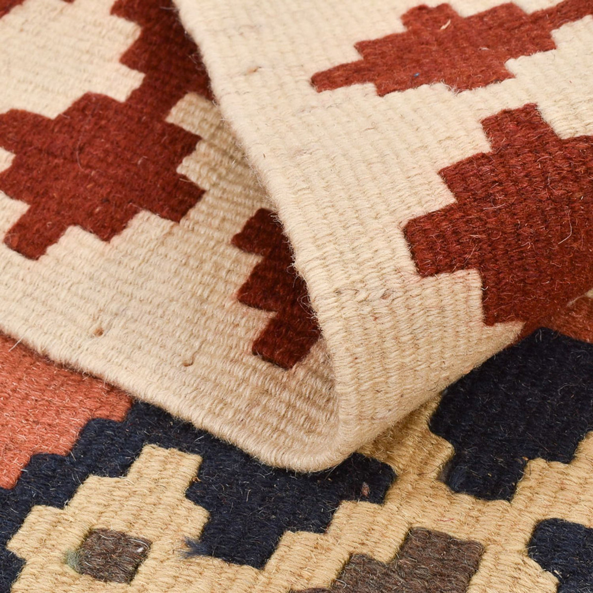 Dywan Kelim - Orientalny - 147 x 98 cm - wielokolorowy