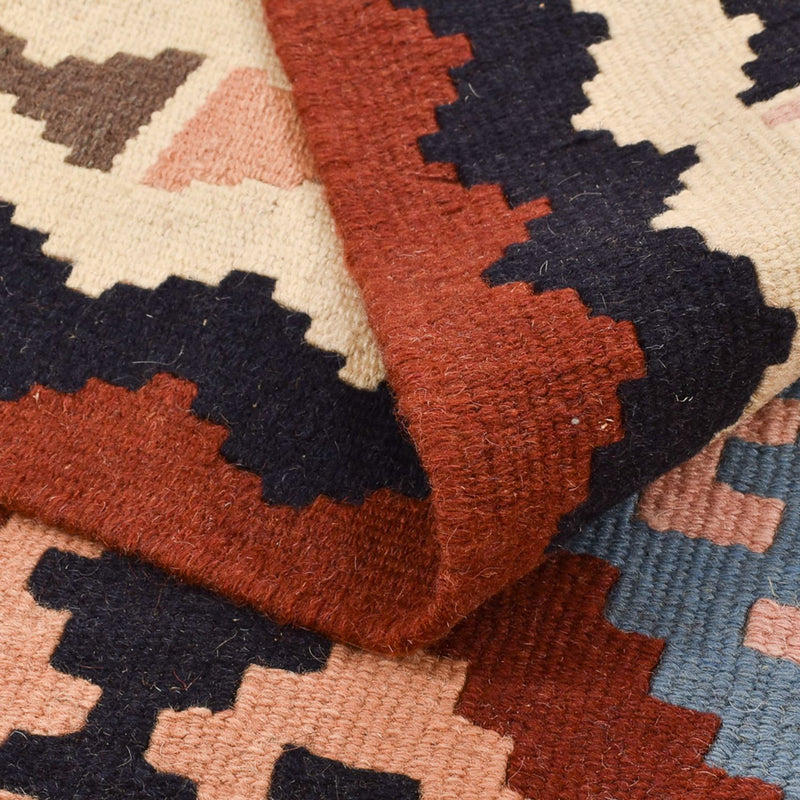 Dywan Kelim - Orientalny - 146 x 102 cm - wielokolorowy