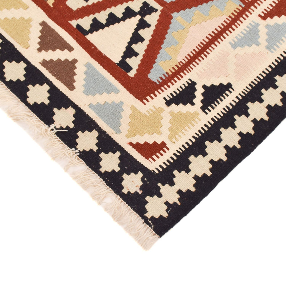 Dywan Kelim - Orientalny - 145 x 104 cm - wielokolorowy