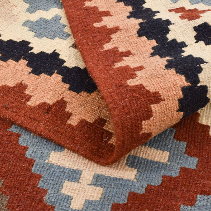 Dywan Kelim - Orientalny - 145 x 102 cm - wielokolorowy