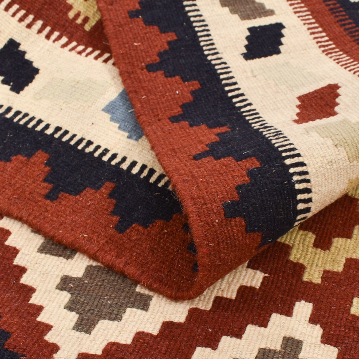 Dywan Kelim - Orientalny - 145 x 102 cm - wielokolorowy