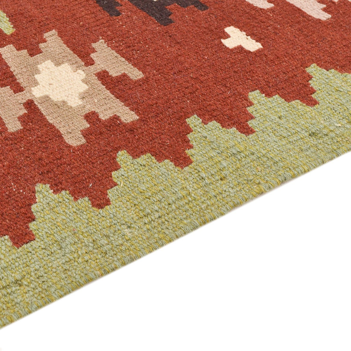 Dywan Kelim - Orientalny - 132 x 97 cm - wielokolorowy