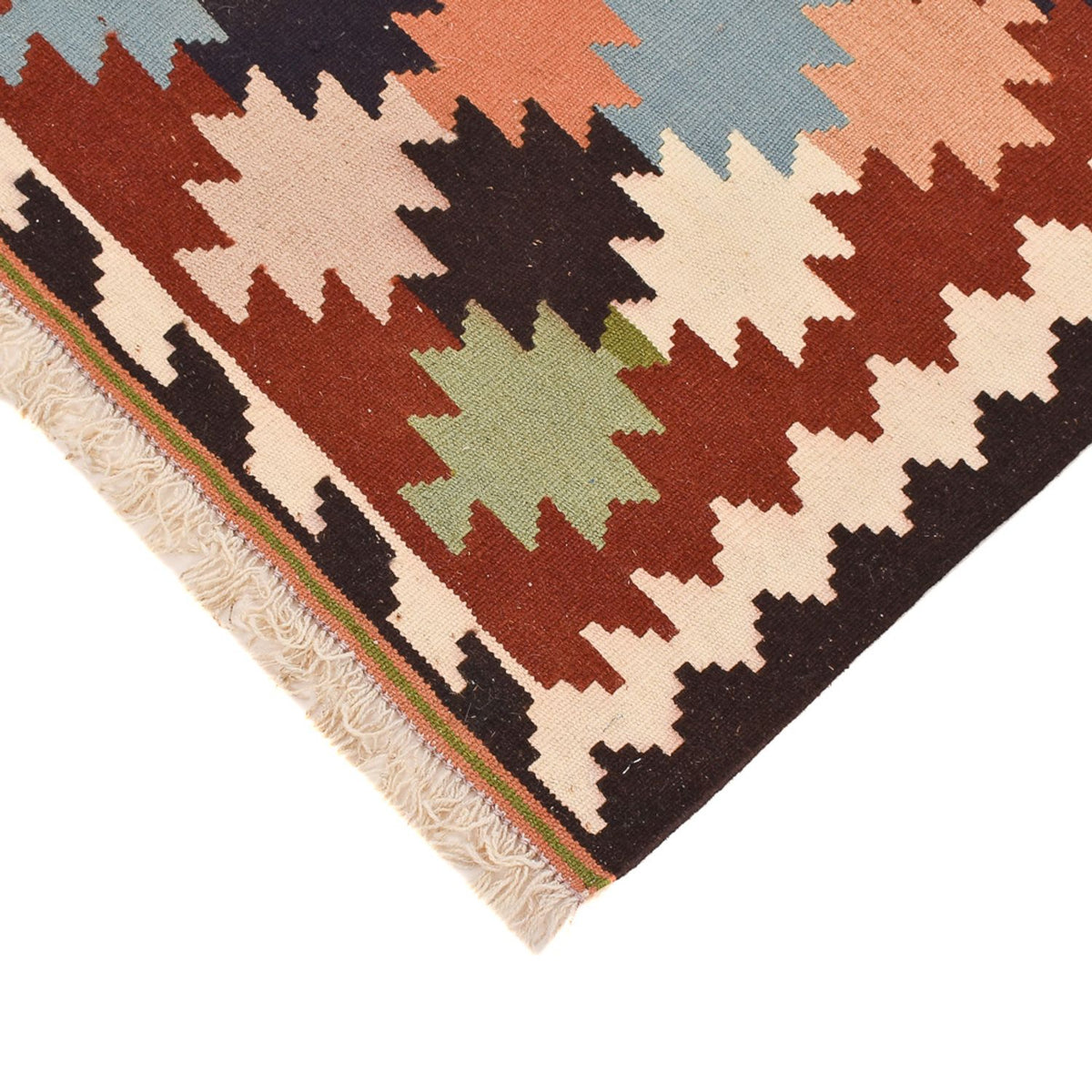 Dywan Kelim - Orientalny - 144 x 98 cm - wielokolorowy