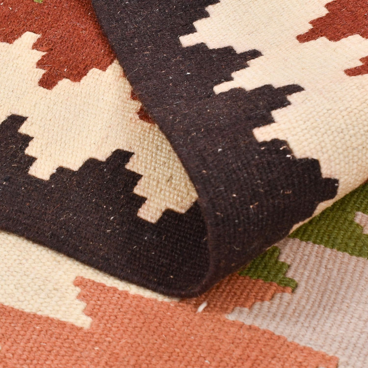 Dywan Kelim - Orientalny - 144 x 98 cm - wielokolorowy