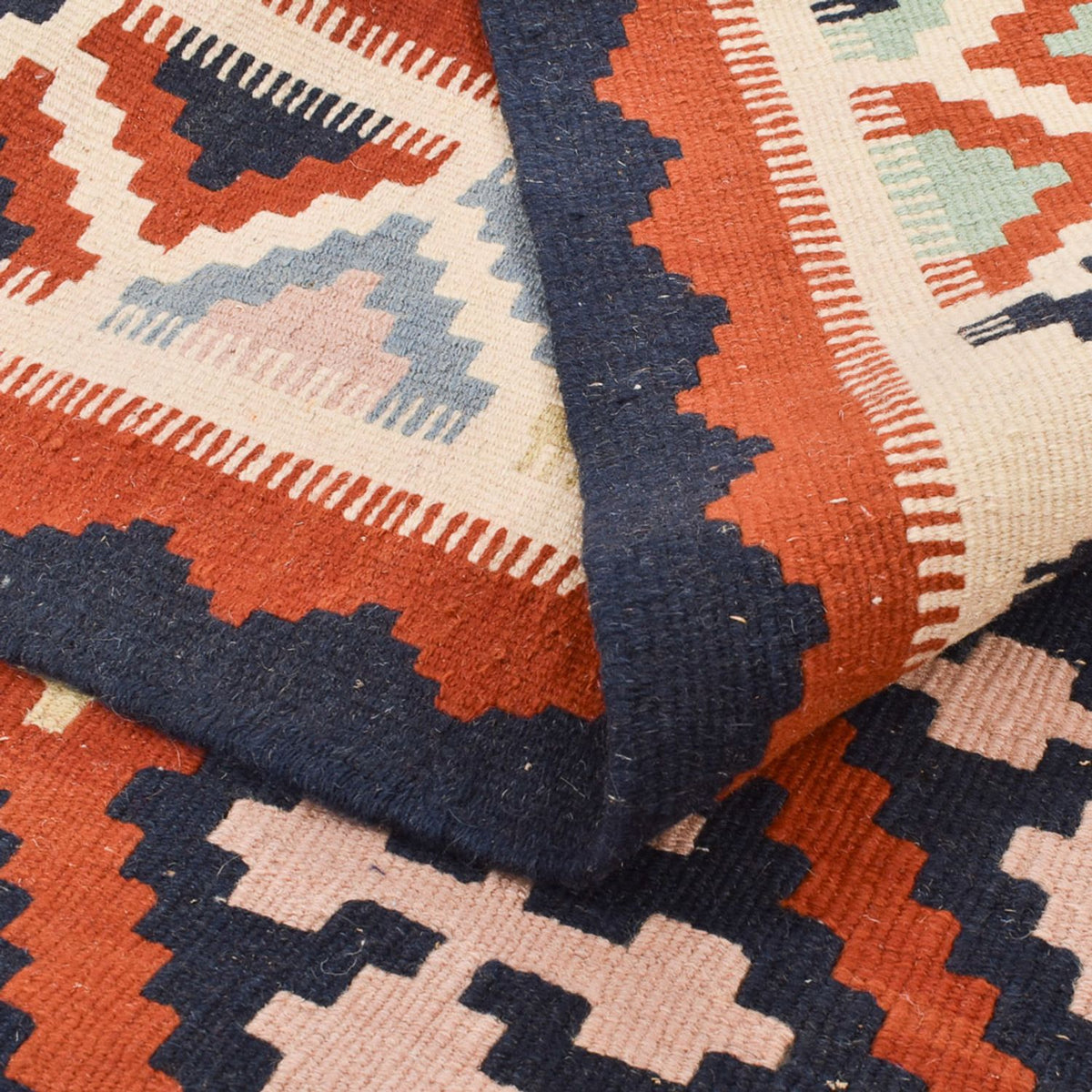 Dywan Kelim - Orientalny - 142 x 107 cm - wielokolorowy