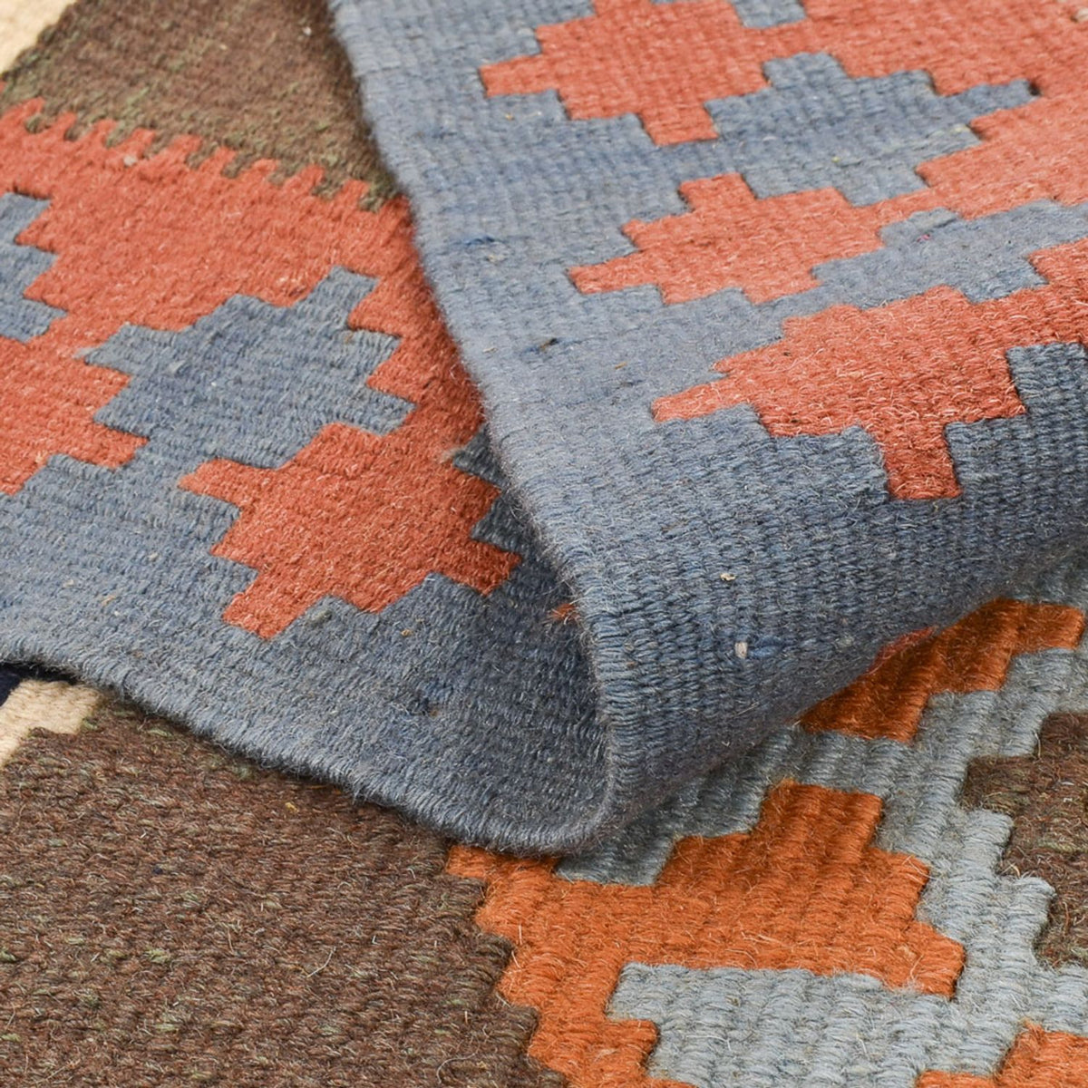 Dywan Kelim - Orientalny - 137 x 100 cm - wielokolorowy