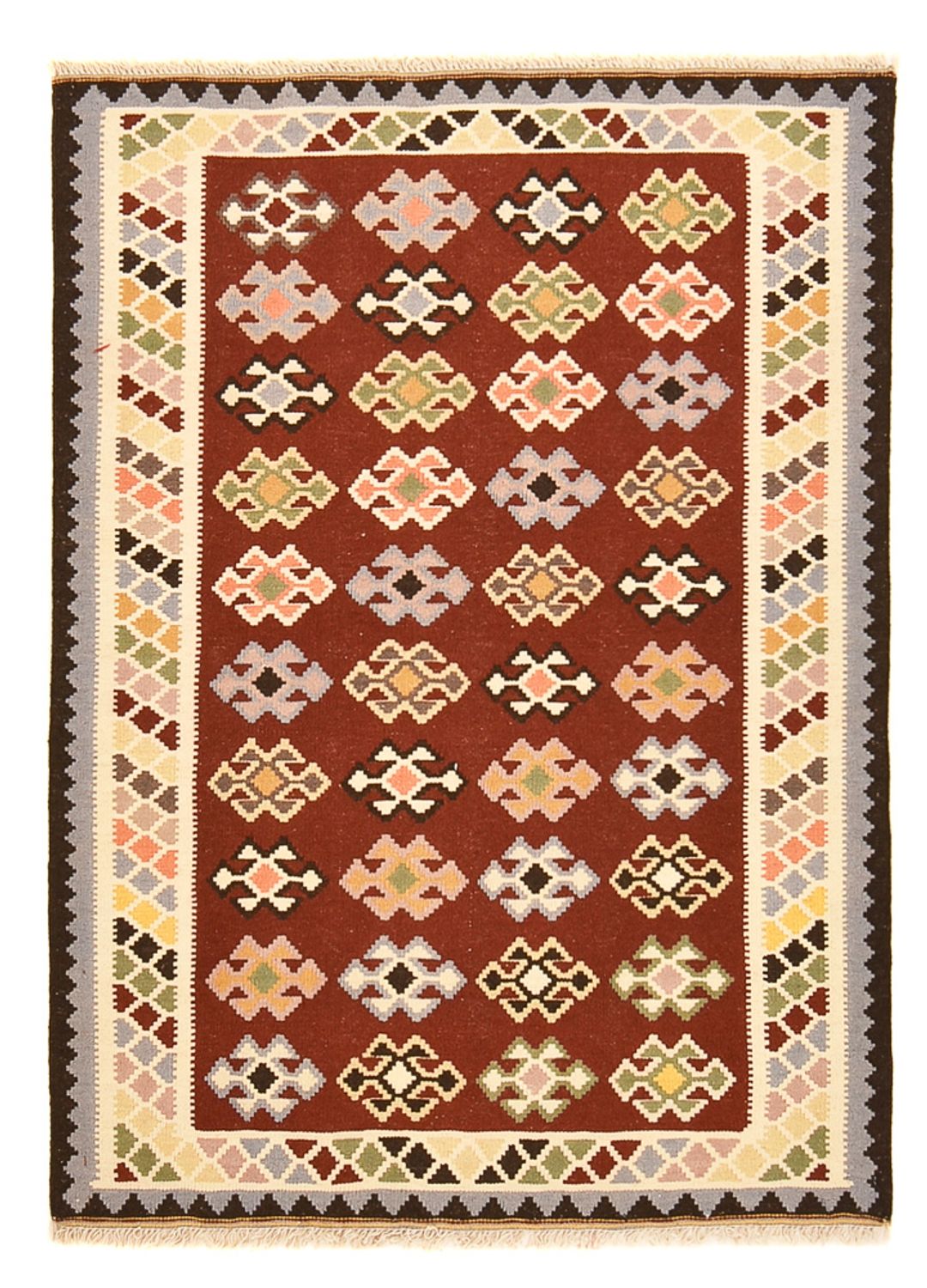 Dywan Kelim - Orientalny - 145 x 106 cm - wielokolorowy