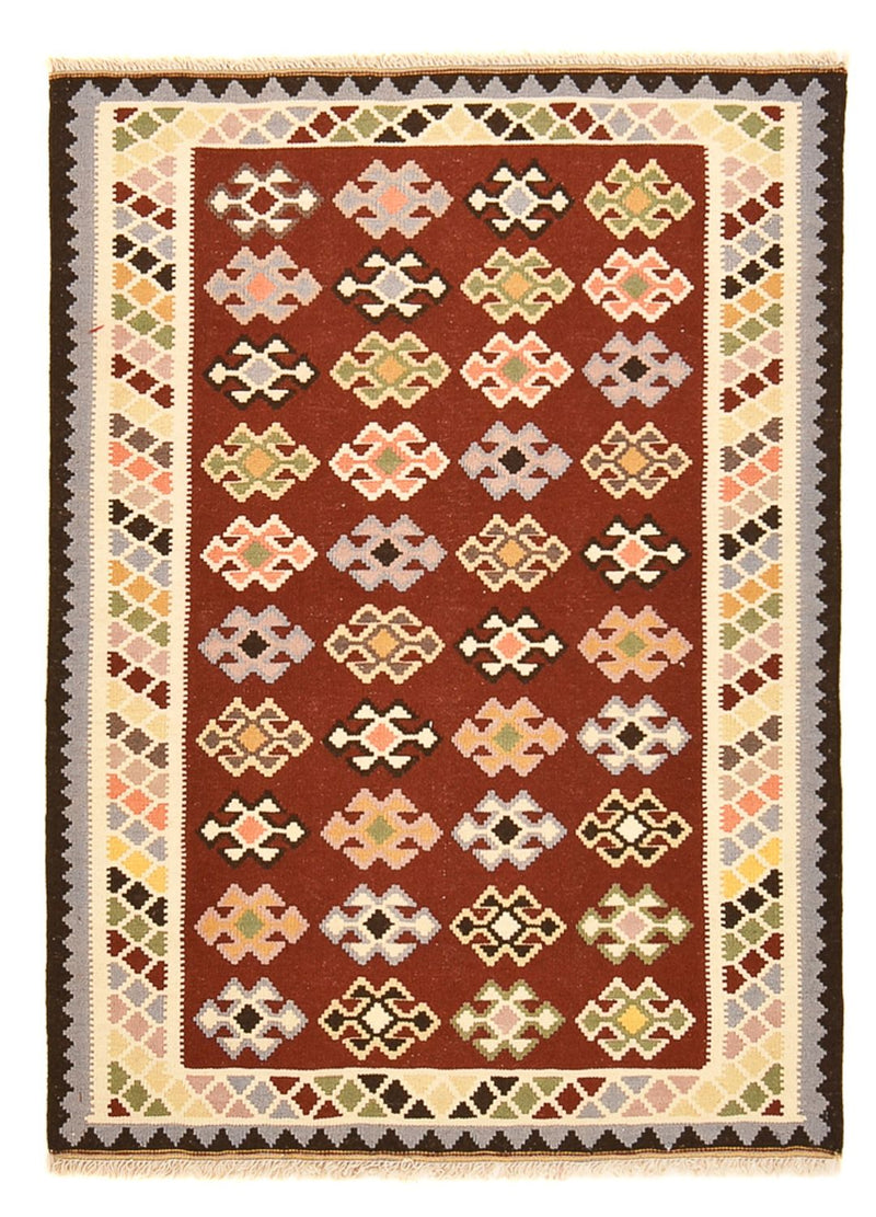 Dywan Kelim - Orientalny - 145 x 106 cm - wielokolorowy