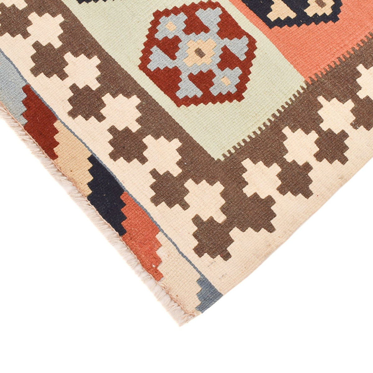 Dywan Kelim - Orientalny - 146 x 98 cm - wielokolorowy