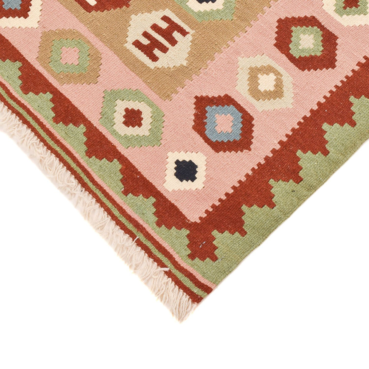 Dywan Kelim - Orientalny - 138 x 110 cm - wielokolorowy