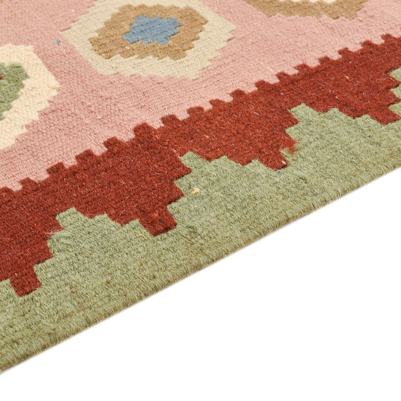 Dywan Kelim - Orientalny - 138 x 110 cm - wielokolorowy