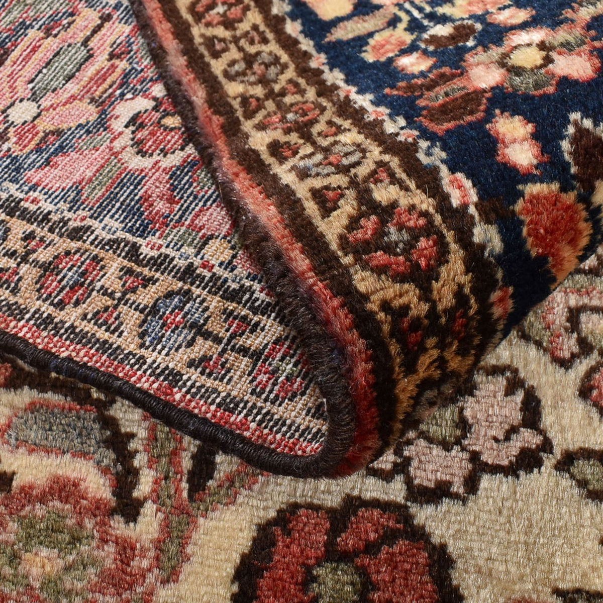 Perski dywan - Nomadyczny - 209 x 153 cm - ciemny beż