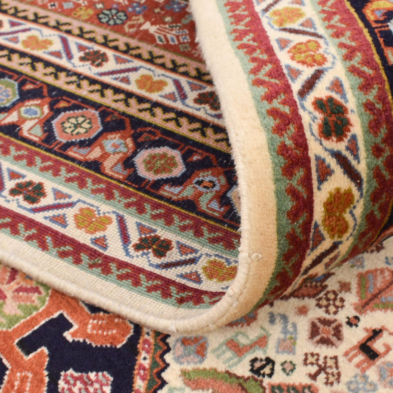 Dywan Gabbeh - Kashkuli perski - 222 x 174 cm - piaskowy