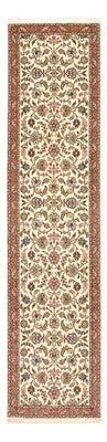 Biegacz Dywan perski - Tabriz - Premium - 302 x 72 cm - piaskowy