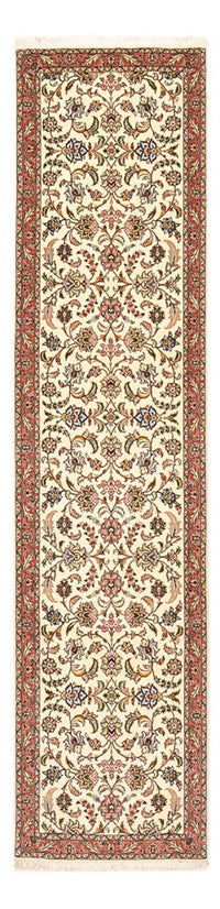 Biegacz Dywan perski - Tabriz - Premium - 302 x 72 cm - piaskowy