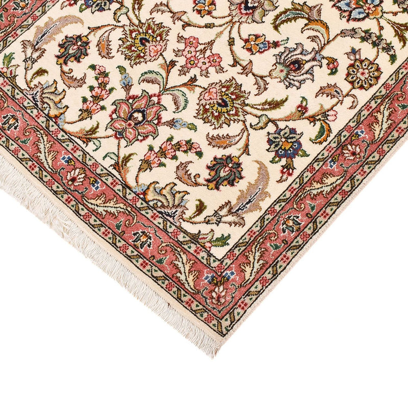 Biegacz Dywan perski - Tabriz - Premium - 302 x 72 cm - piaskowy