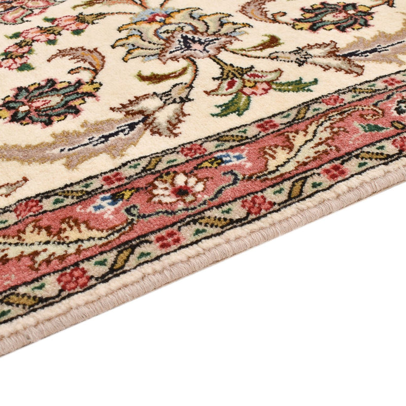 Biegacz Dywan perski - Tabriz - Premium - 302 x 72 cm - piaskowy