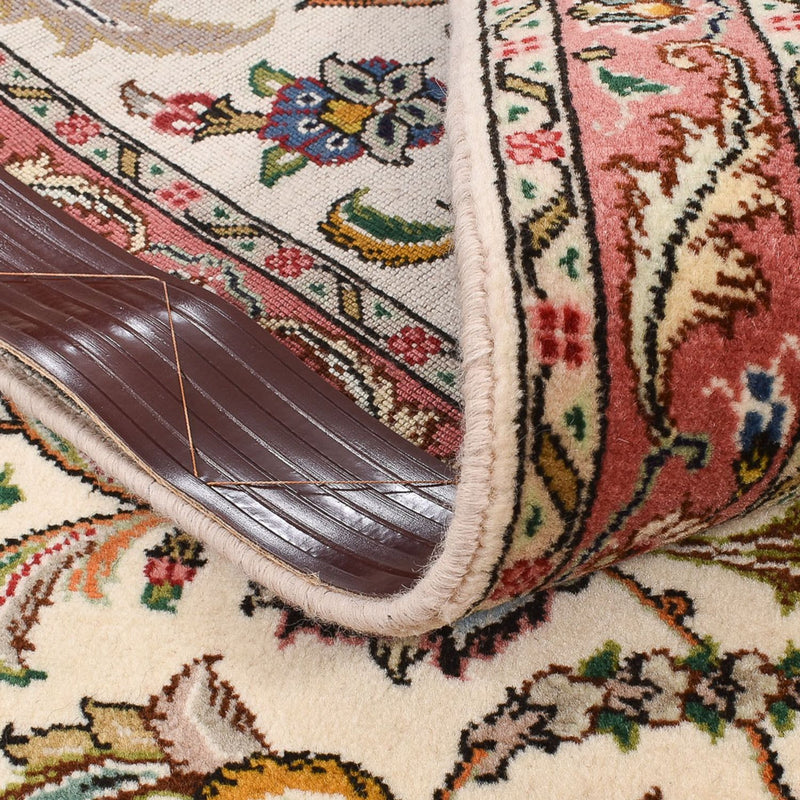 Biegacz Dywan perski - Tabriz - Premium - 302 x 72 cm - piaskowy