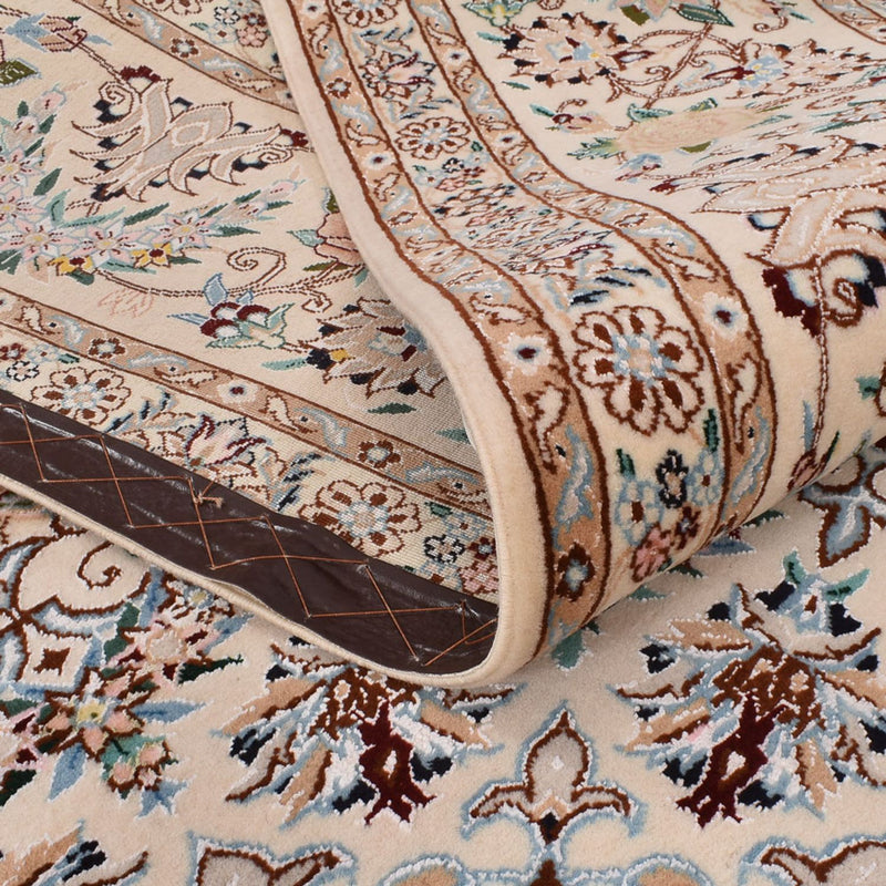 Dywan perski - Nain - Premium - 303 x 203 cm - kremowy