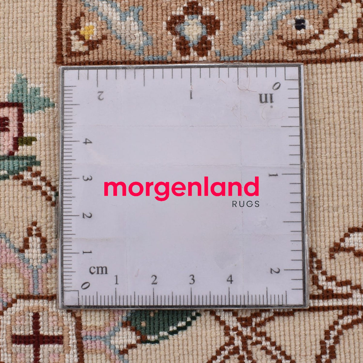 Dywan perski - Nain - Premium - 303 x 203 cm - kremowy