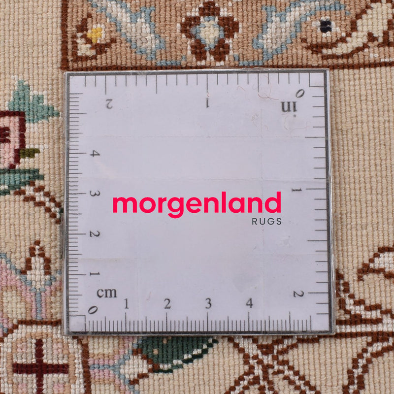 Dywan perski - Nain - Premium - 303 x 203 cm - kremowy