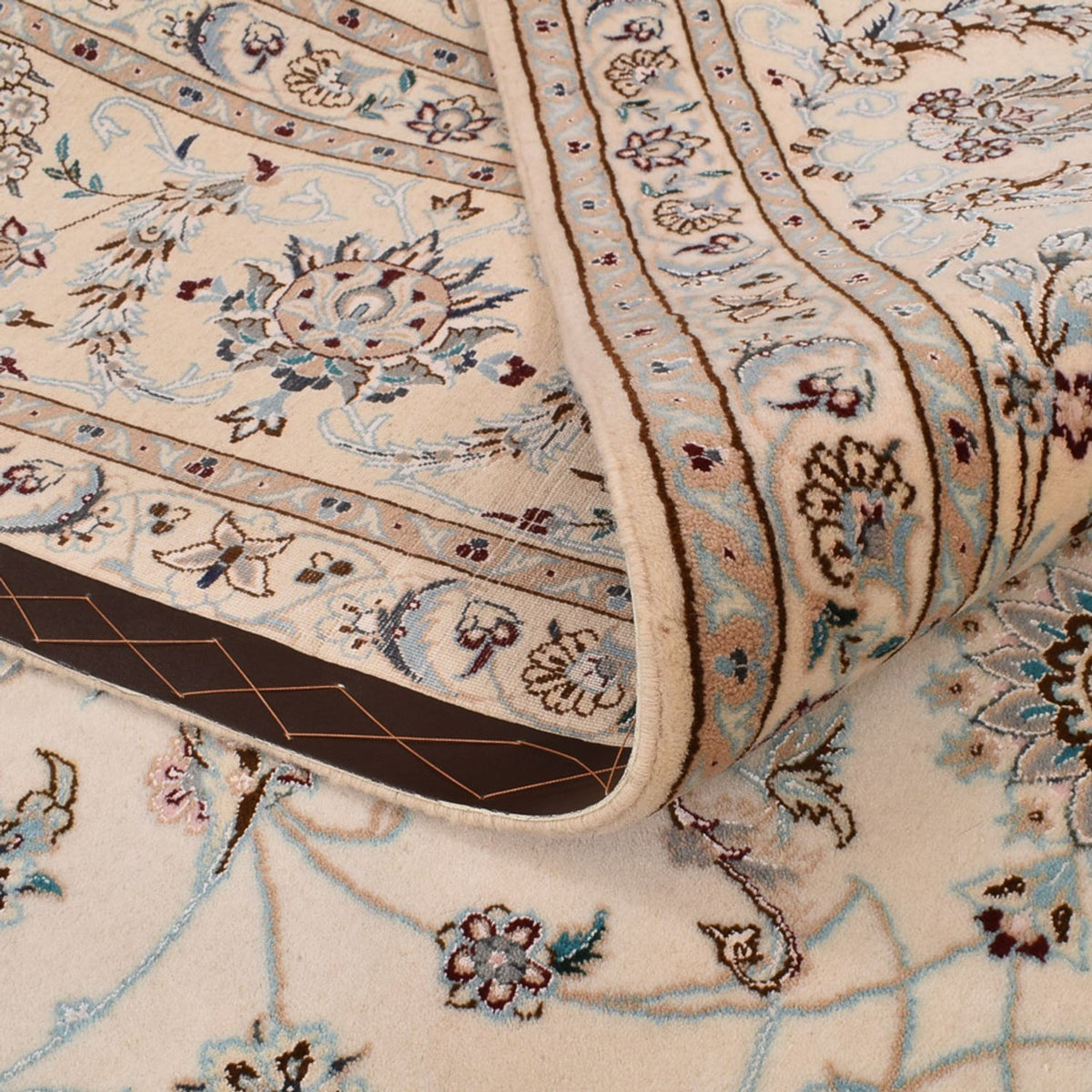 Dywan perski - Nain - Premium - 296 x 215 cm - kremowy