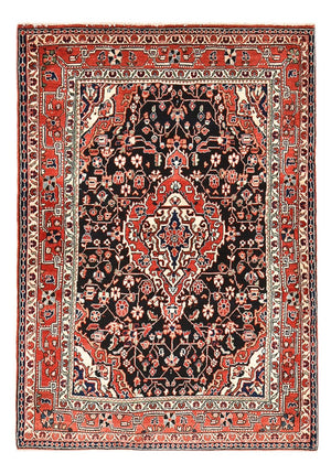 Perski dywan - Nomadyczny - 160 x 111 cm - ciemnoniebieski