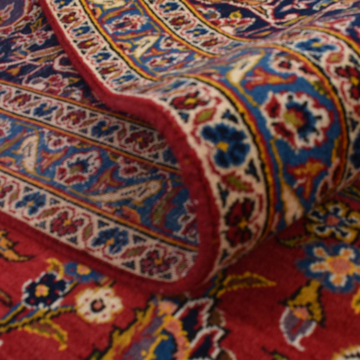 Dywan perski - Keshan - 396 x 301 cm - czerwony