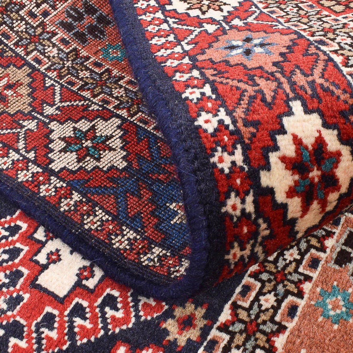 Perski dywan - Nomadyczny - 150 x 97 cm - wielokolorowy