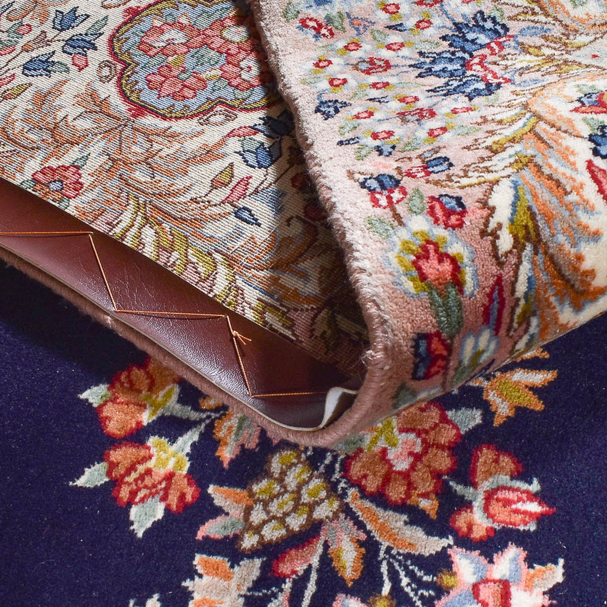 Dywan perski - Royal - 340 x 257 cm - ciemnoniebieski