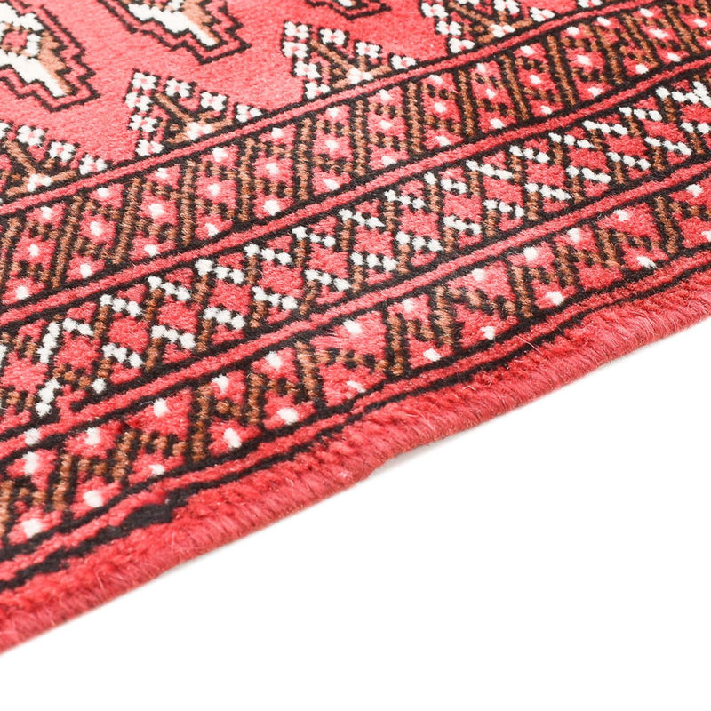 Dywan turkmeński - 135 x 94 cm - czerwony