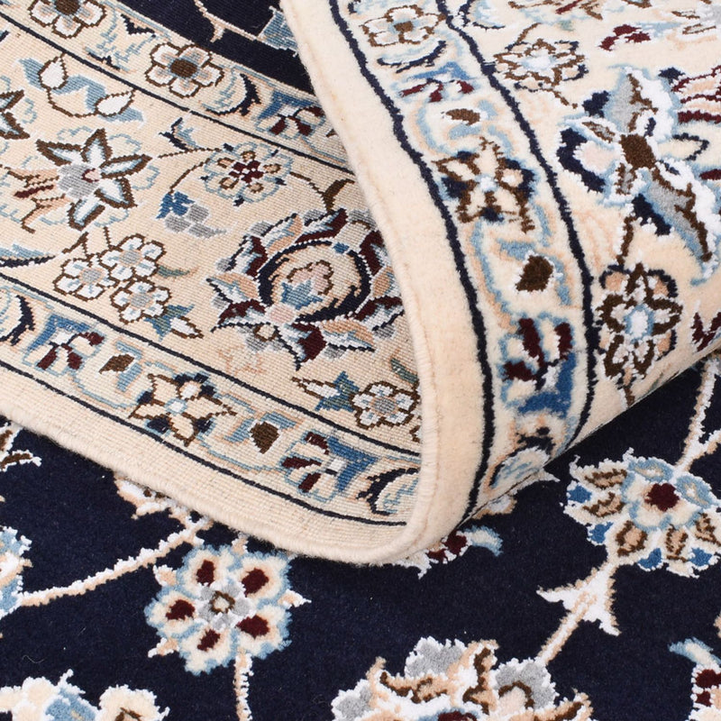 Dywan perski - Nain - Królewski - 190 x 148 cm - ciemnoniebieski