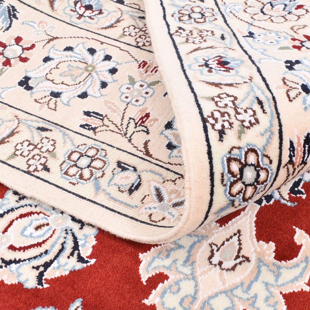 Dywan perski - Nain - Królewski - 205 x 148 cm - czerwony