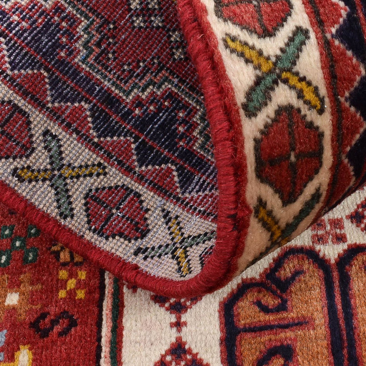 Biegacz Perski dywan - Nomadyczny - 195 x 72 cm - czerwony